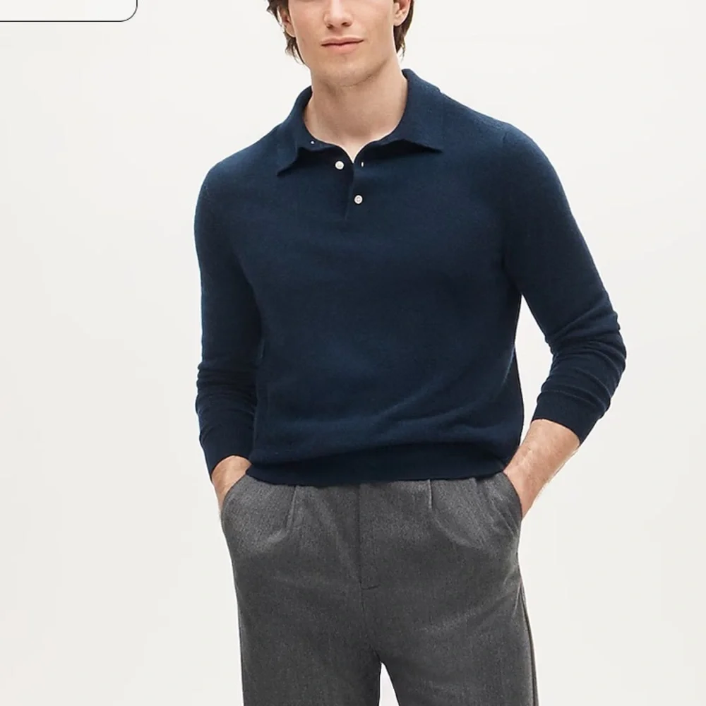 J crew Cashmere collared sweater-polo
